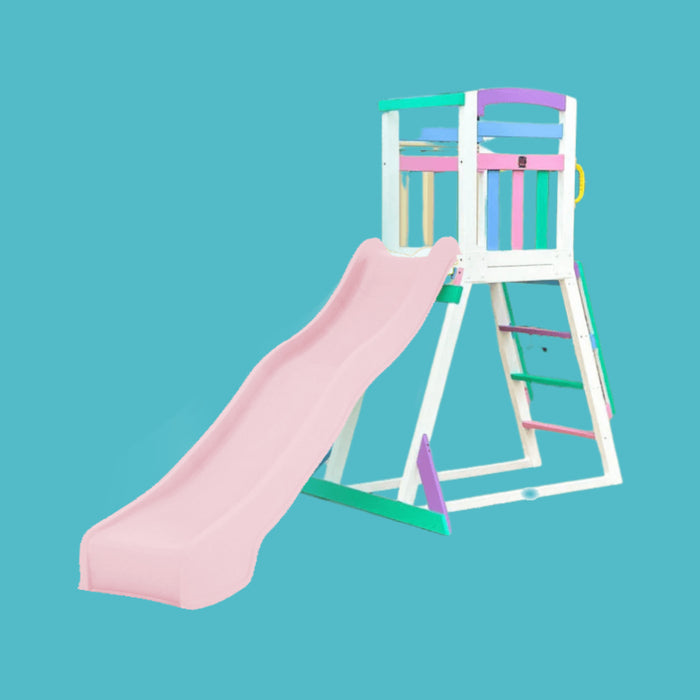 Kidzshack Pool Slide 2.2m with Wooden Frame