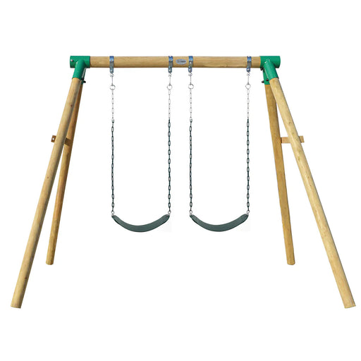 Lifespan Kids Amber v3 Wooden Double Belt Swing Set - Swing Sets