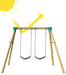 Lifespan Kids Amber v3 Wooden Double Belt Swing Set - Swing Sets