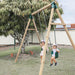 Lifespan Kids Amber v3 Wooden Double Belt Swing Set - Swing Sets