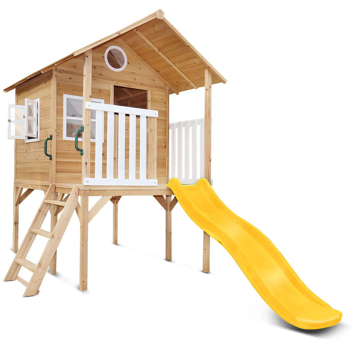 Archie Elevated Cubby House elevated platform and slide