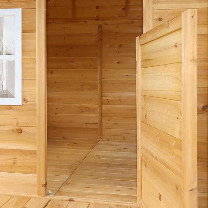 Archie Wooden Cubby House interior space