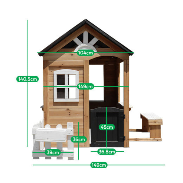 Lifespan Kids Bilby Cubby House in Natural Timber