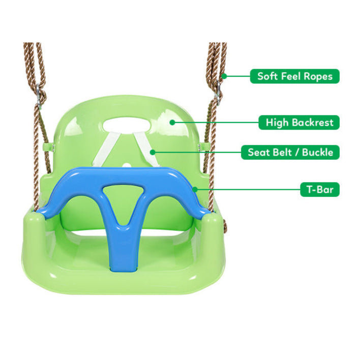 Lifespan Kids Bobcat Foldable Metal Swing frame with Haven 3 Stage Swing Seat