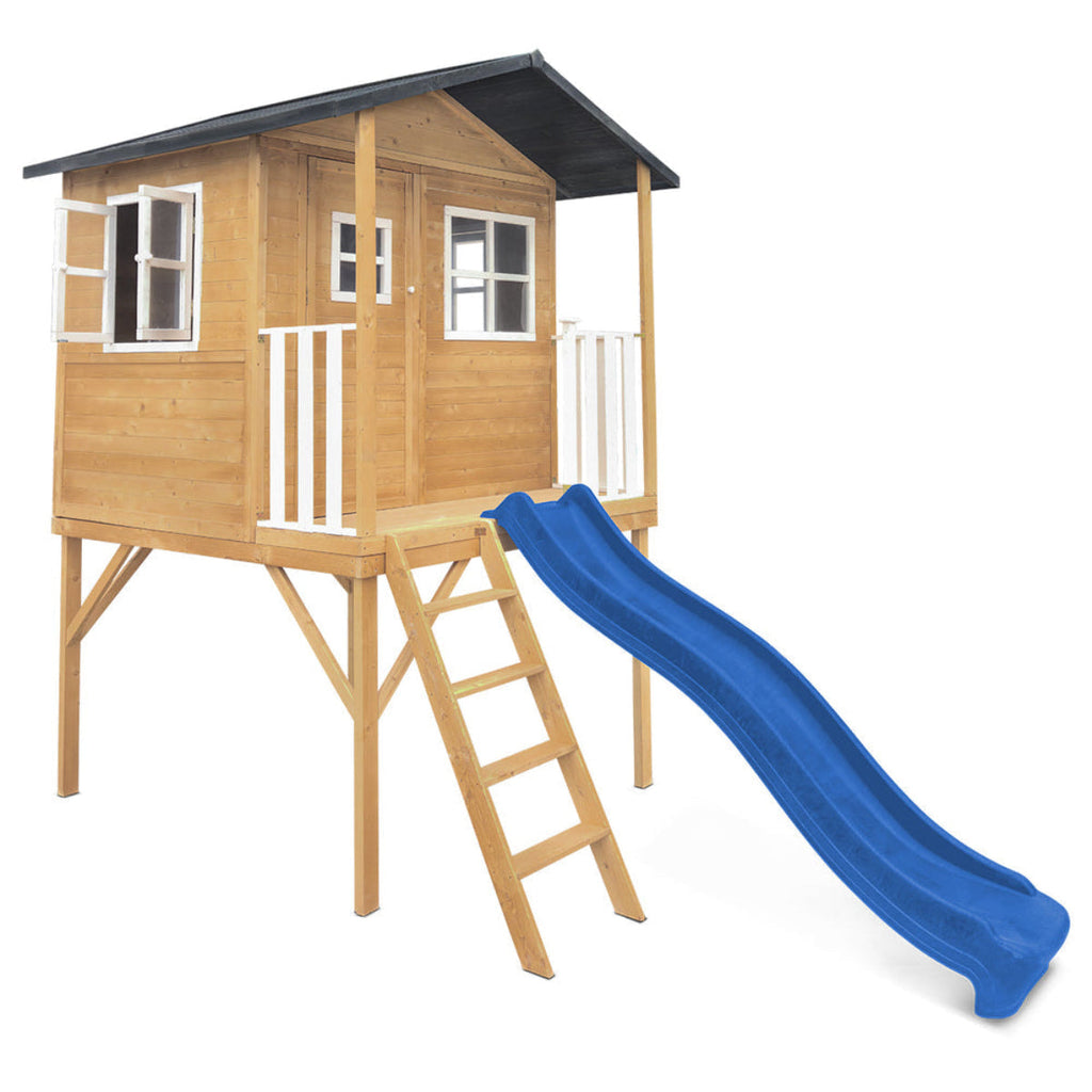 Lifespan Kids Burleigh Elevated Cubby House with Slide