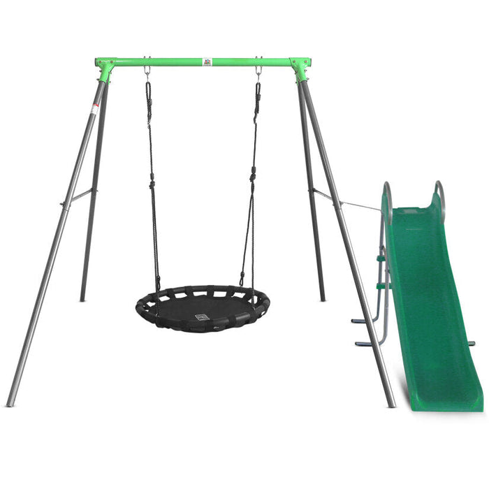 Lifespan Kids Cellar Nest Swing with Slippery Slide Set - Nest Swing