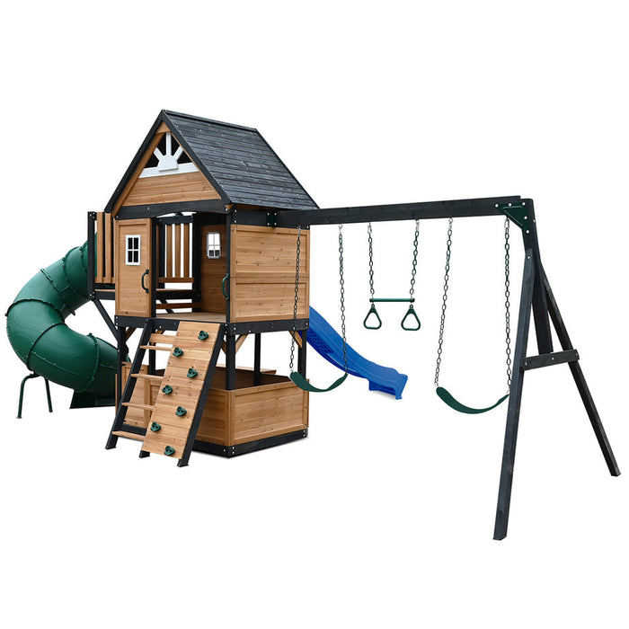 Lifespan Kids Claremont Swing Set & Playground with 2.2m Slide