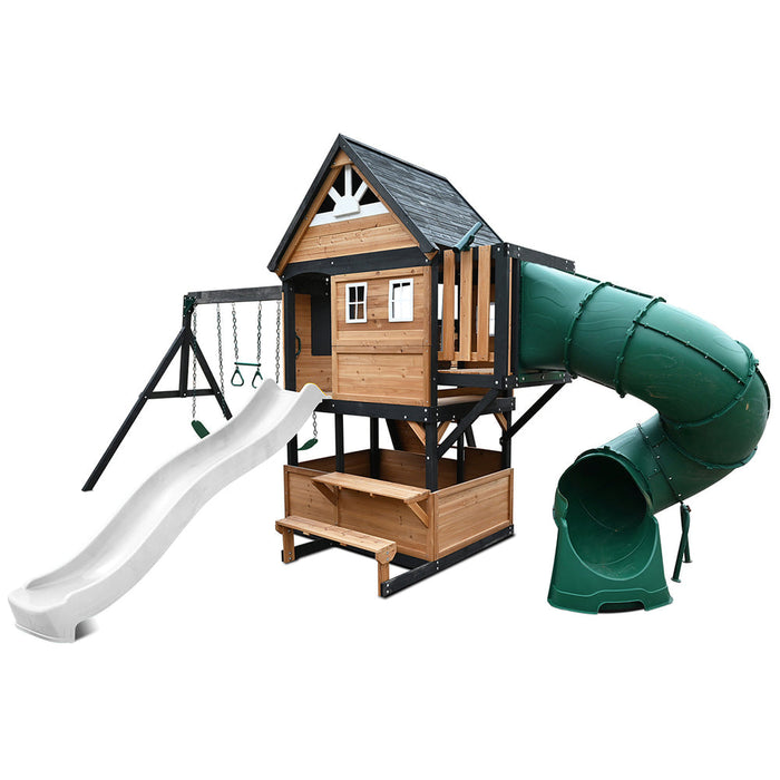 Lifespan Kids Claremont Swing Set & Playground with 2.2m Slide