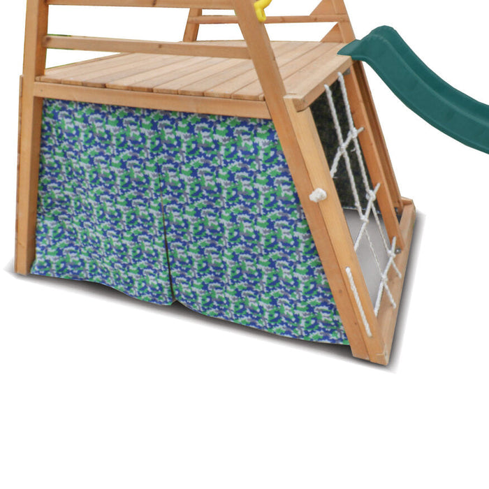 Lifespan Kids Cooper Hideaway with Rock/Net Wall and Slide - Outdoor Play Equipment