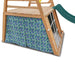 Lifespan Kids Cooper Hideaway with Rock/Net Wall and Slide - Outdoor Play Equipment