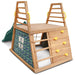 Lifespan Kids Cooper Hideaway with Rock/Net Wall and Slide - Outdoor Play Equipment