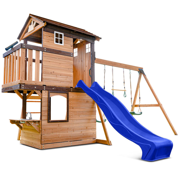 Darlington Play Centre 3-position swing beam with trapeze