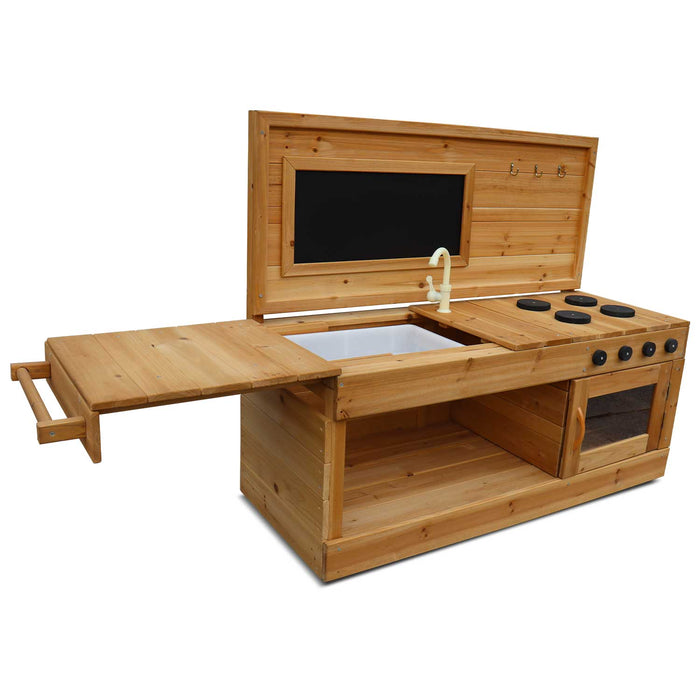 Lifespan Kids Eden wooden mud kitchen for outdoor play