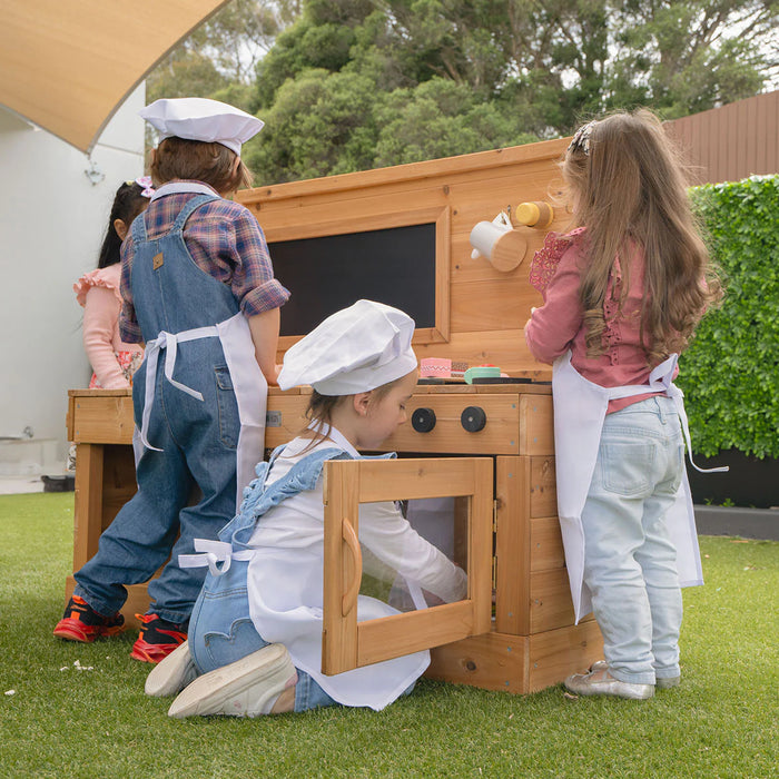 Close up of the Lifespan Kids Eden mud kitchen