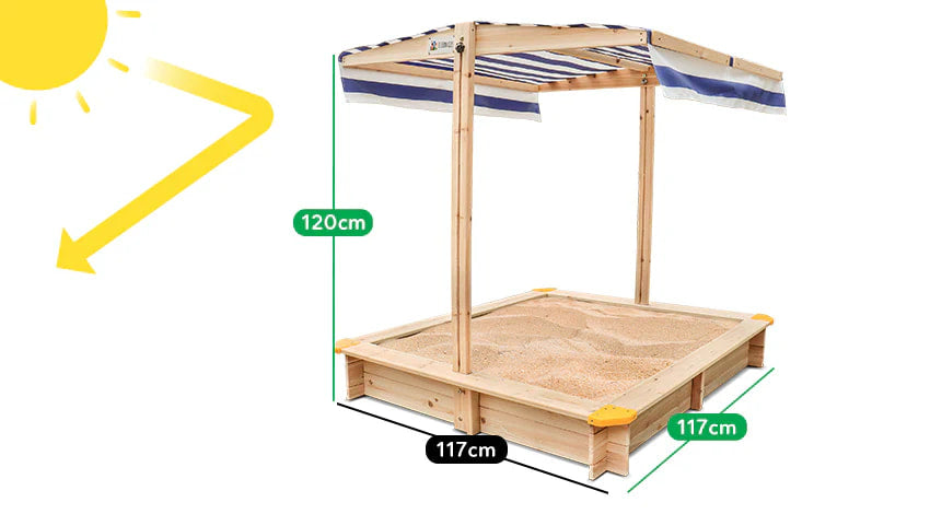 Lifespan Kids Joey Sandpit with Canopy Shade - Sandpits