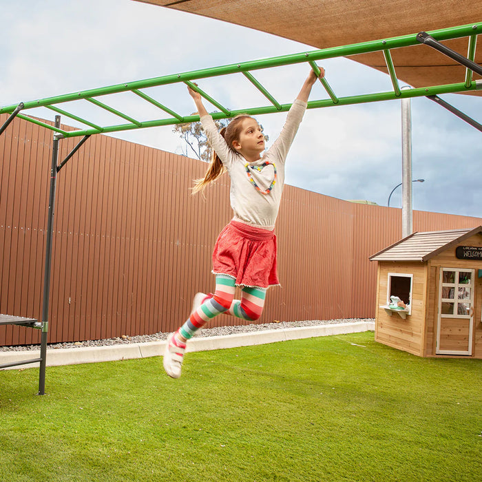 Junior Jungle Zambia raised steel platform