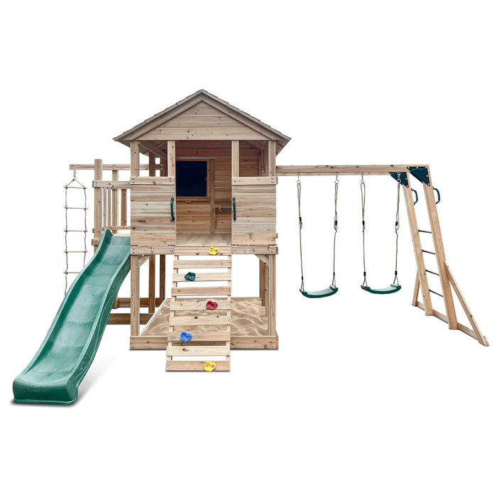 Lifespan Kids Kingston Wooden Cubby House Playcentre - High End Cubby Houses