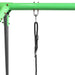 Lifespan Kids Lynx Metal Swing Set With 1.8m Long Standalone Slippery Green Slide - Mid Swing Sets