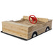 Lifespan Kids Outback Car-Themed Wooden Sandpit - Sandpits