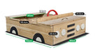 Lifespan Kids Outback Car-Themed Wooden Sandpit - Sandpits