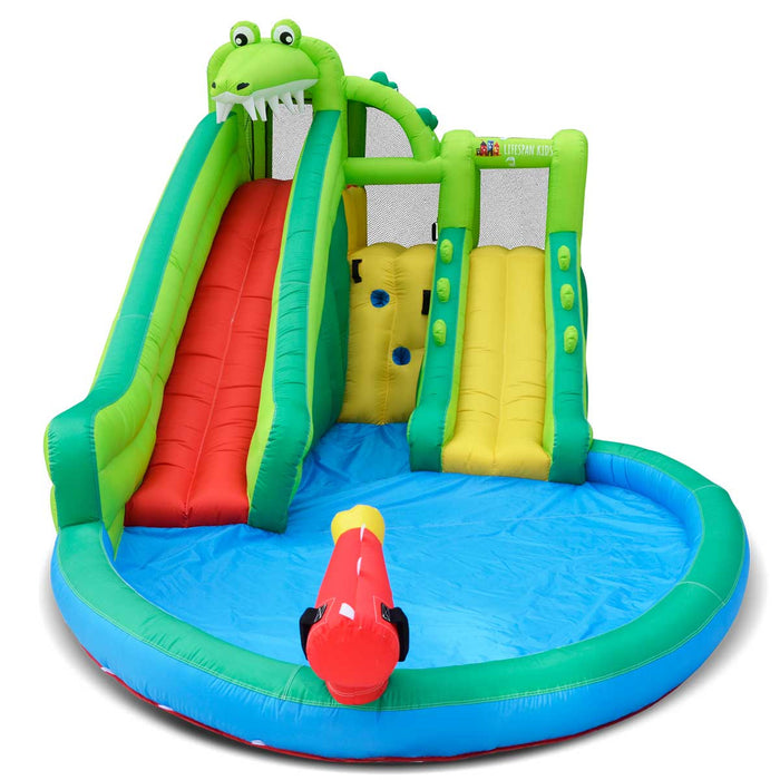 Lifespan Kids Outdoor Crocadoo Slide & Splash Inflatables