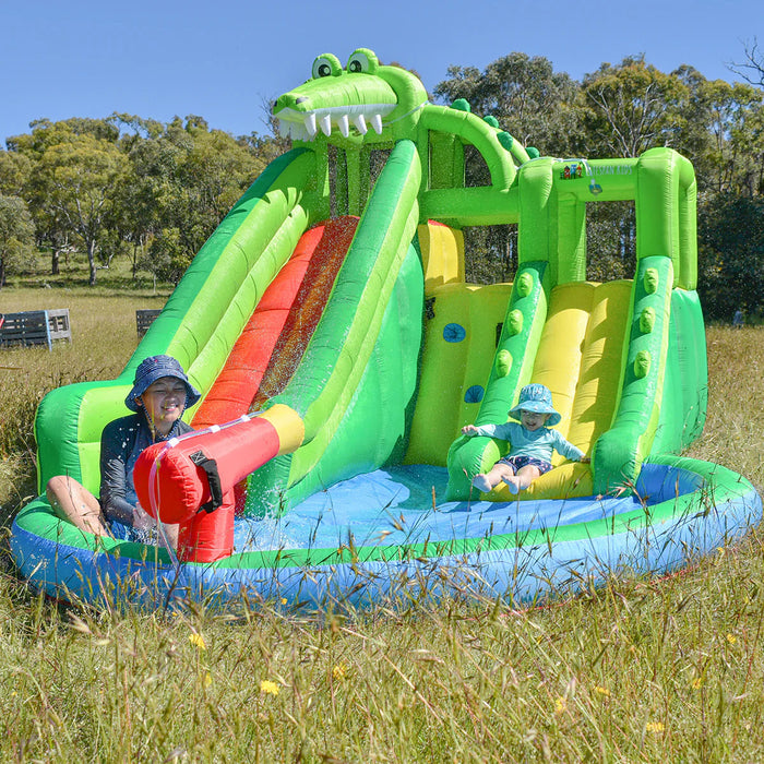 Lifespan Kids Outdoor Crocadoo Slide & Splash Inflatables