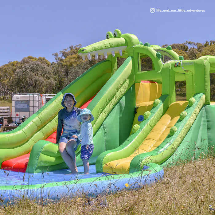 Lifespan Kids Outdoor Crocadoo Slide & Splash Inflatables