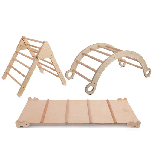 Lifespan Kids Pikler Climbing Frame Package with Slide Arch and Triangle - Baby & Kids > Kid’s Furniture