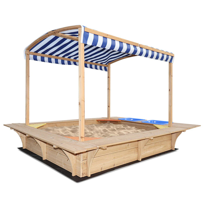 Lifespan Kids Playfort Blue Canopy Sandpit - Sandpits