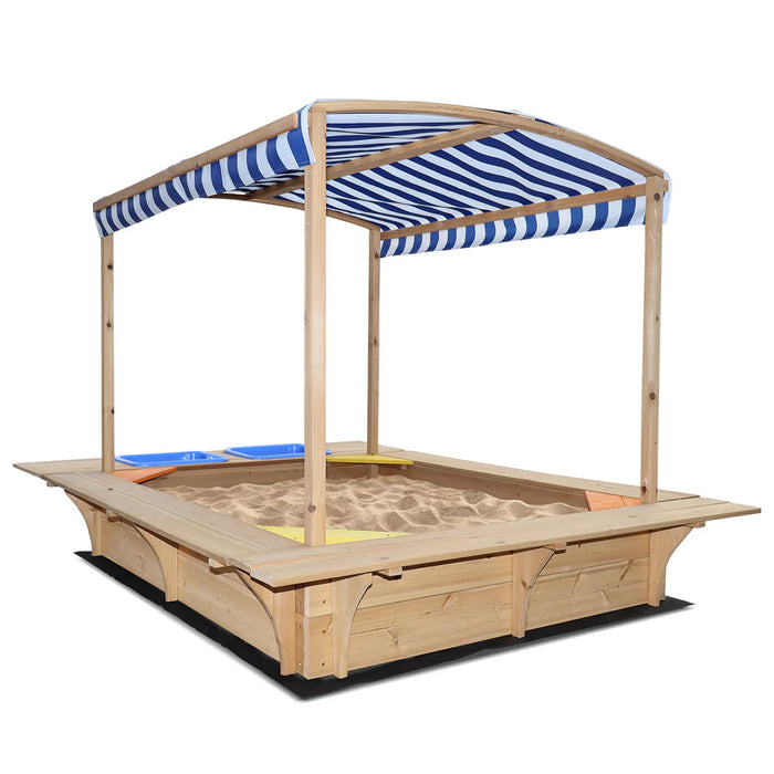 Lifespan Kids Playfort Blue Canopy Sandpit - Sandpits