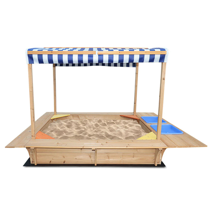 Lifespan Kids Playfort Blue Canopy Sandpit - Sandpits