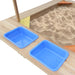 Lifespan Kids Playfort Blue Canopy Sandpit - Sandpits