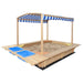 Lifespan Kids Playfort Blue Canopy Sandpit - Sandpits