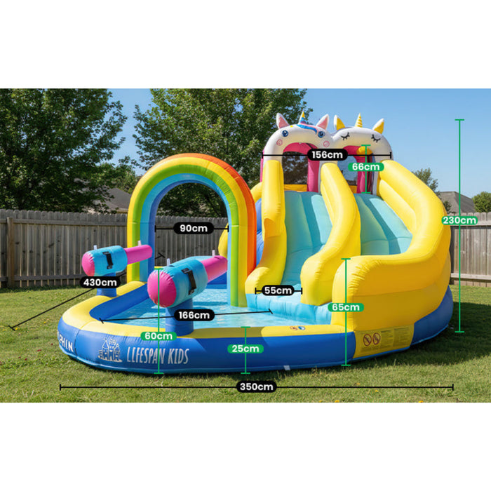 Lifespan Kids Rainbow Slide & Splash