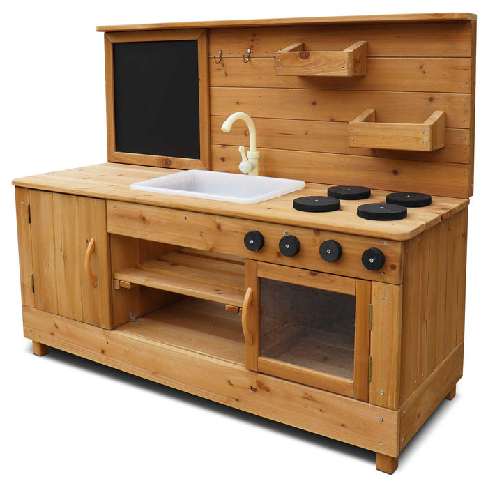 Lifespan Kids Roma mud kitchen, wooden outdoor play kitchen