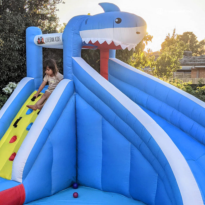 Lifespan Kids Sharky Slide And Splash Inflatable