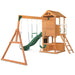 Lifespan Kids Springlake Playhouse with Wavy Slide - Outdoor Play Equipment