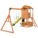 Lifespan Kids Springlake Playhouse with Wavy Slide - Outdoor Play Equipment