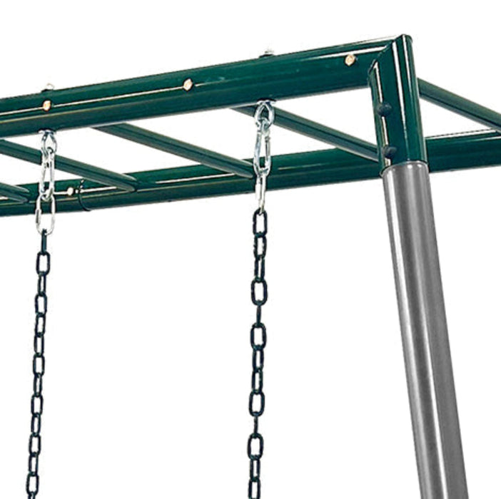 Lifespan Kids Stanley Commerical Steel Monkey Bars with Anchor Kit and Basketball Ring