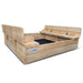 Lifespan Kids Strongbox 2 Square Sandpit - Sandpits