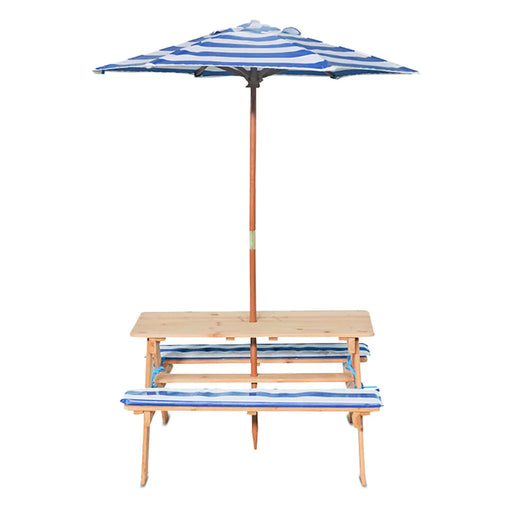 Lifespan Kids Sunset Wooden Picnic Table with Foldable Umbrella - Baby & Kids > Kid’s Furniture