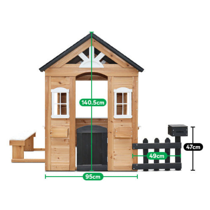 Lifespan Kids Teddy Cubby House in Natural Timber (V3)