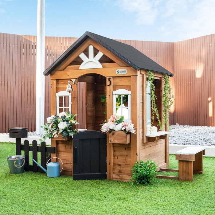 Lifespan Kids Teddy Cubby House in Natural Timber (V3)