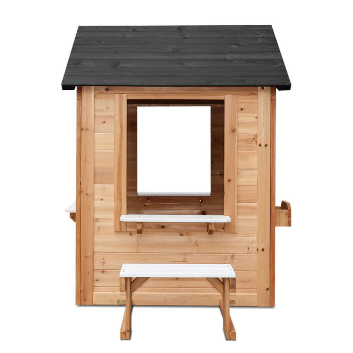 Lifespan Kids Teddy Cubby House in Natural Timber (V3)