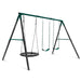 image of the Lifespan Kids Titan 3 Station Swing Set with a white background