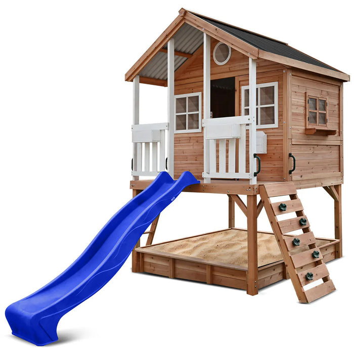 Winchester Cubby House with 2.2m Slide and Metal Roof