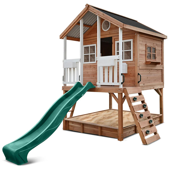 Winchester Cubby House with 2.2m Slide and Metal Roof