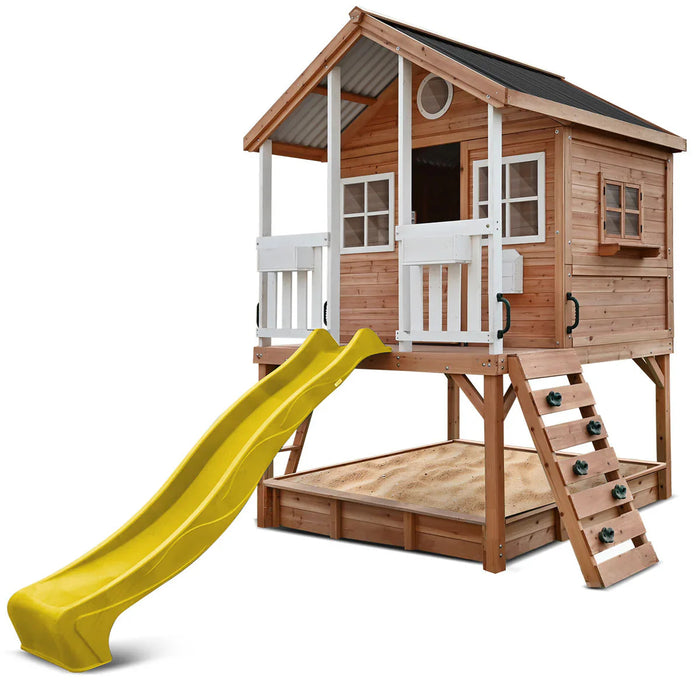 Winchester Cubby House with 2.2m Slide and Metal Roof