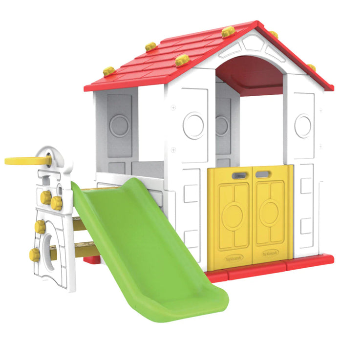 Lifespan Kids Wombat Classic Playhouse with Slide - Cubby House