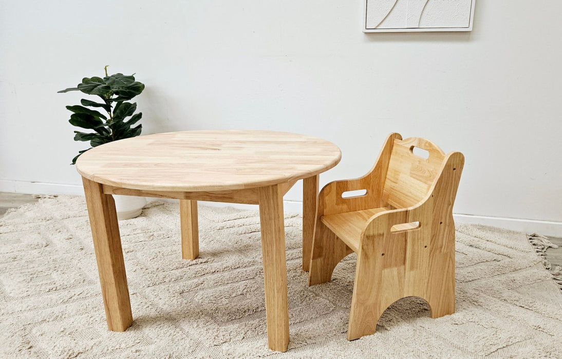 Medium Round Table and 2 Toddler Chairs